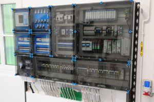 WW-Krümme, Innenansicht, Schaltanlage